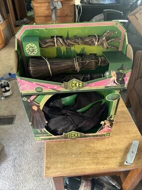 Wicked Elephant Dress Robe And Wicked Elphabas Broom Combo Deal
